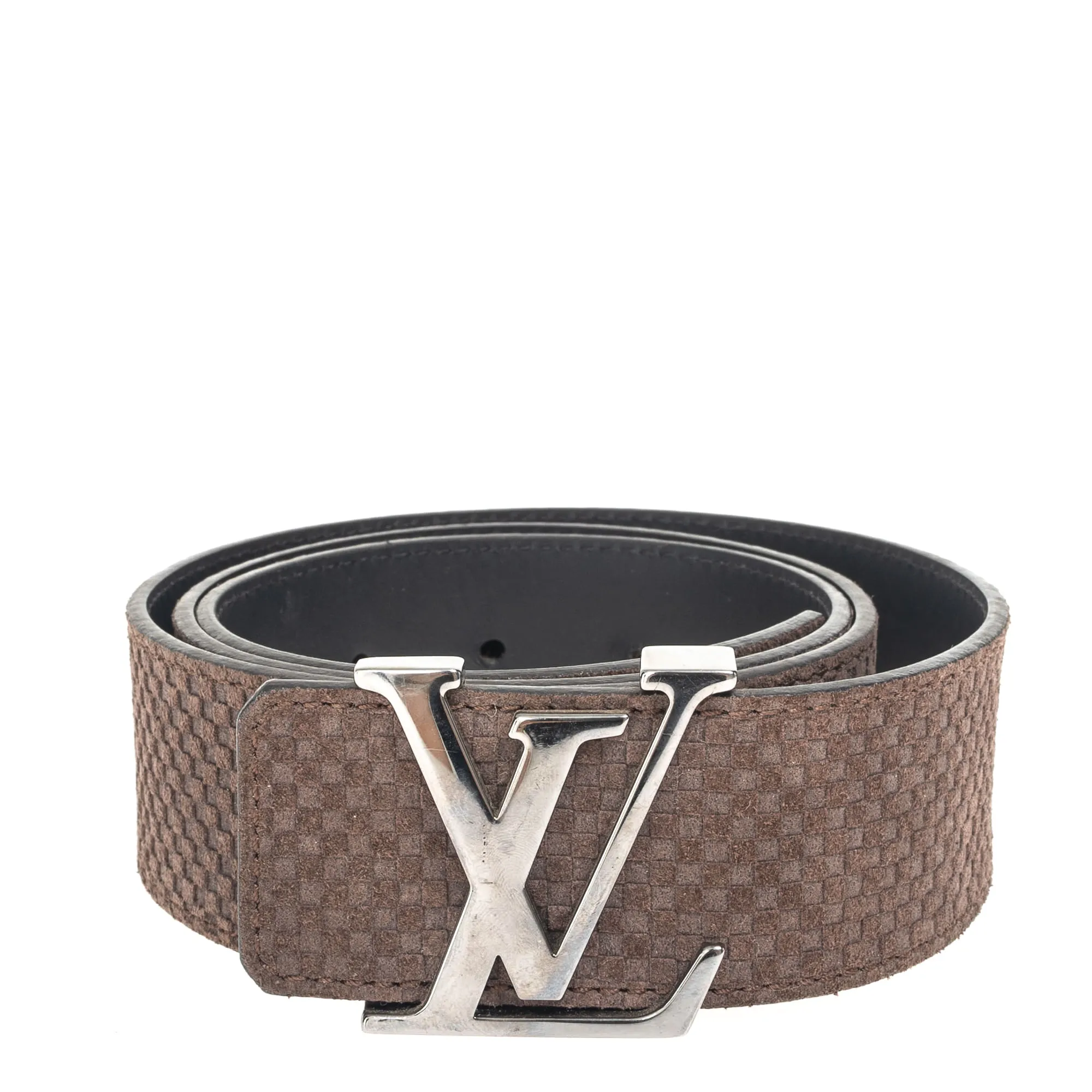 300095-Cinto-Louis-Vuitton-Padronagem-Damier-Marrom-1-1