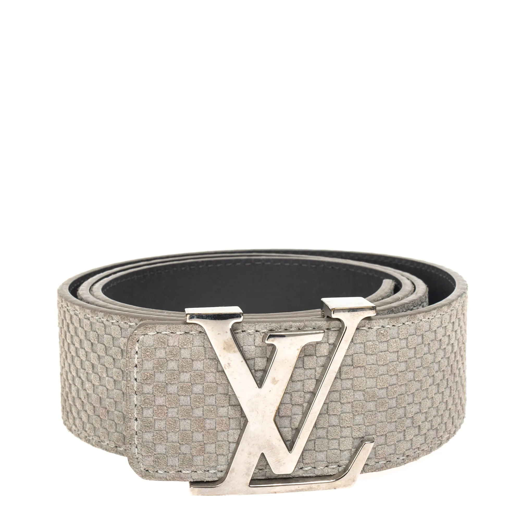 300096-Cinto-Louis-Vuitton-Padronagem-Damier-Cinza-1-1