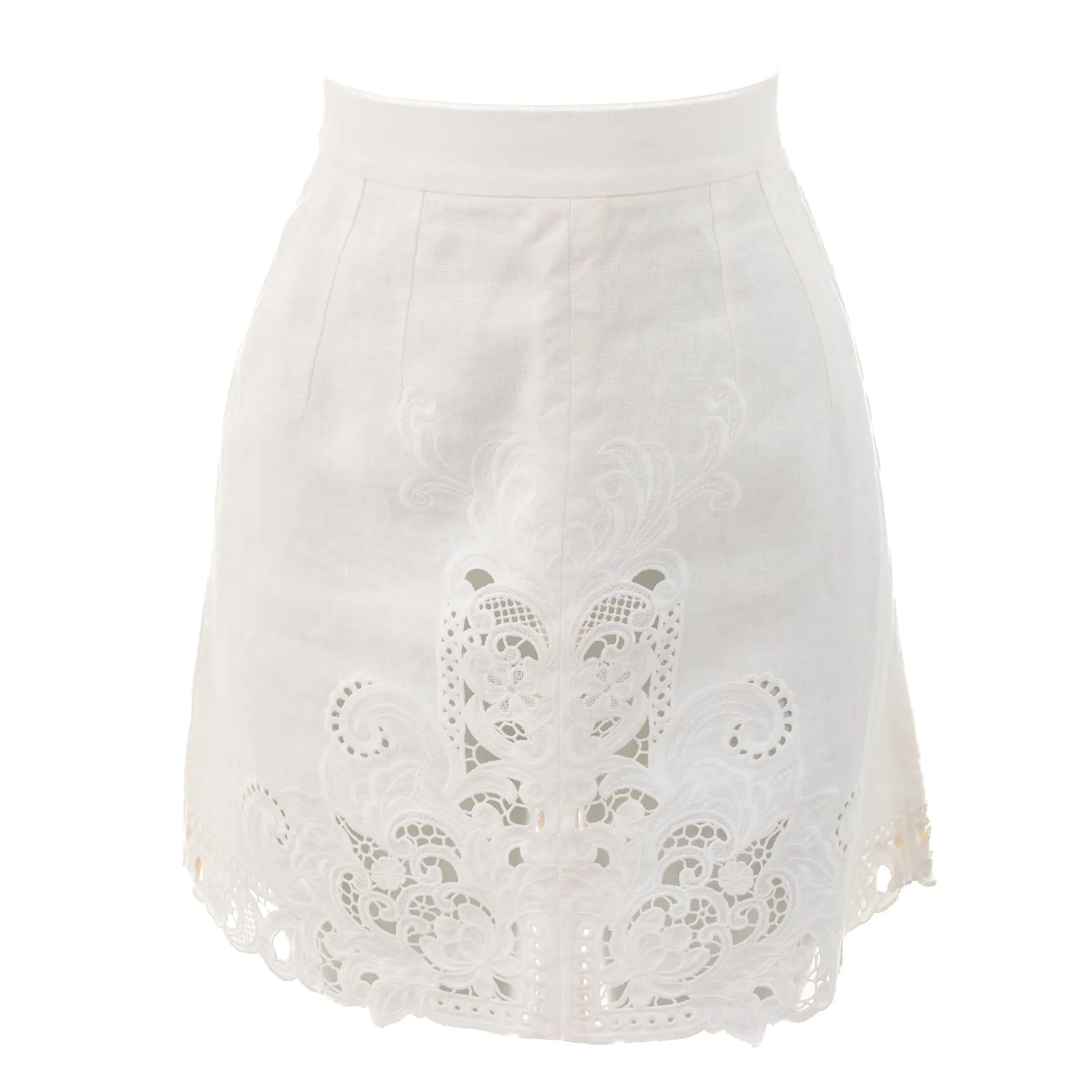 300583-Saia-Dolce-Gabbana-Linho-com-Bordado-Branca-1-1