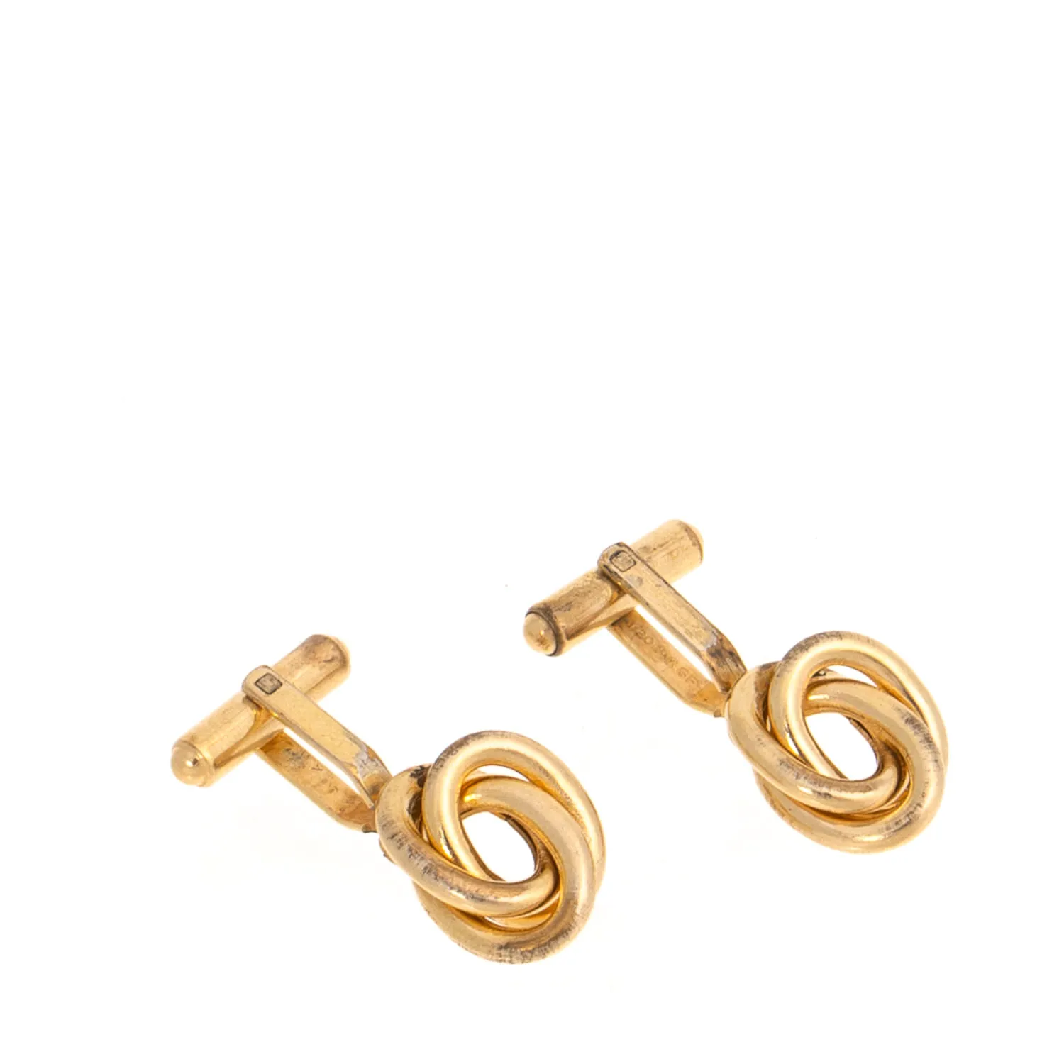 Abotoadura Elos 14K Dourada