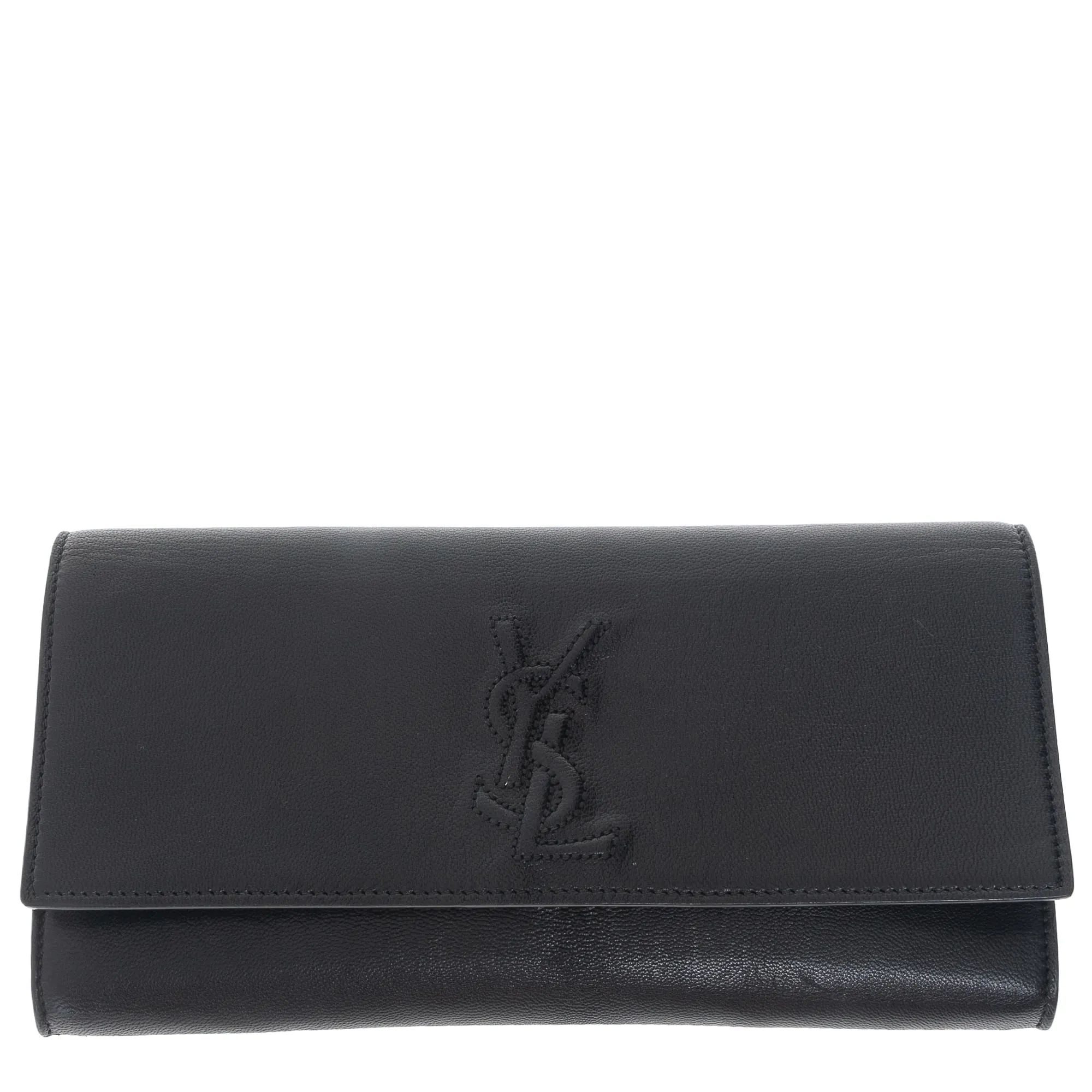 76766-Bolsa-Clutch-Saint-Laurent-Belle-Du-Jour-Couro-Preta-1-1