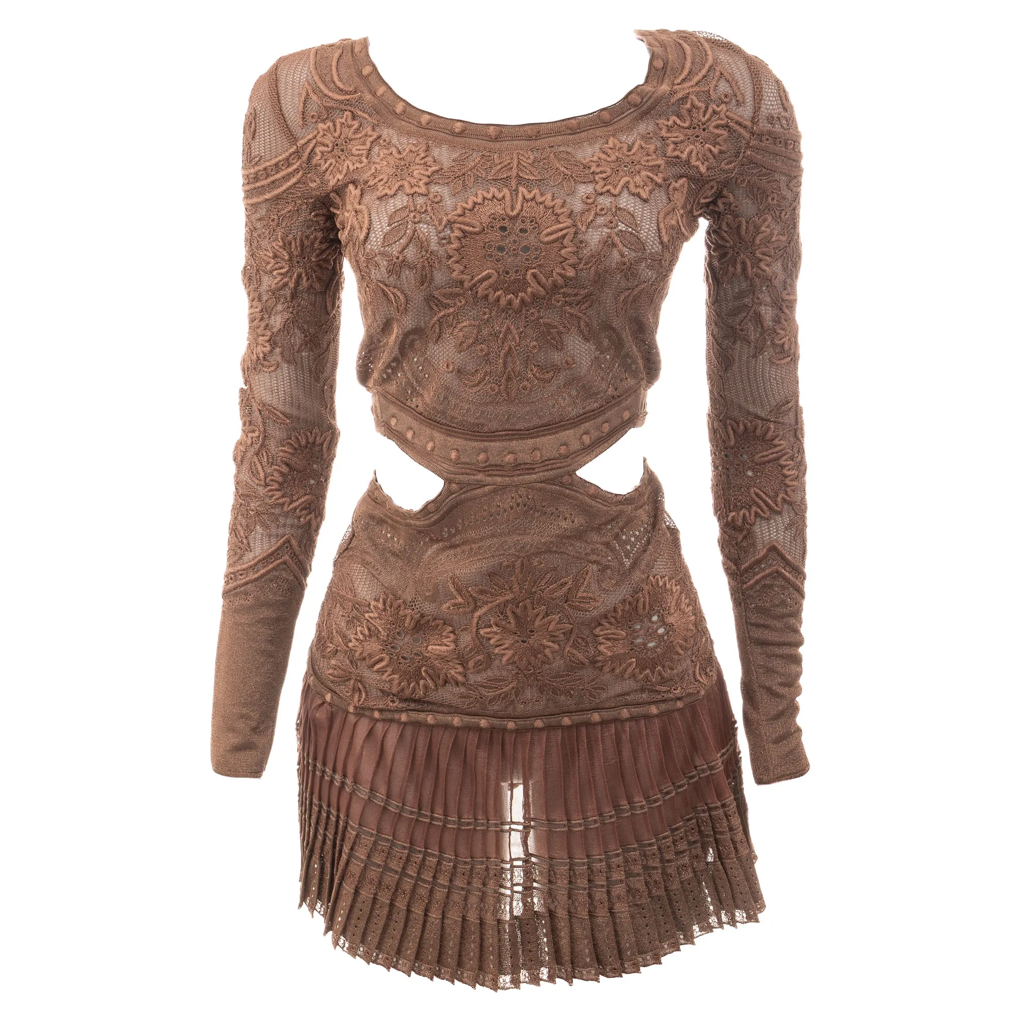 78980-Vestido-Roberto-Cavalli-Barra-Plissada-Cobre-1-1