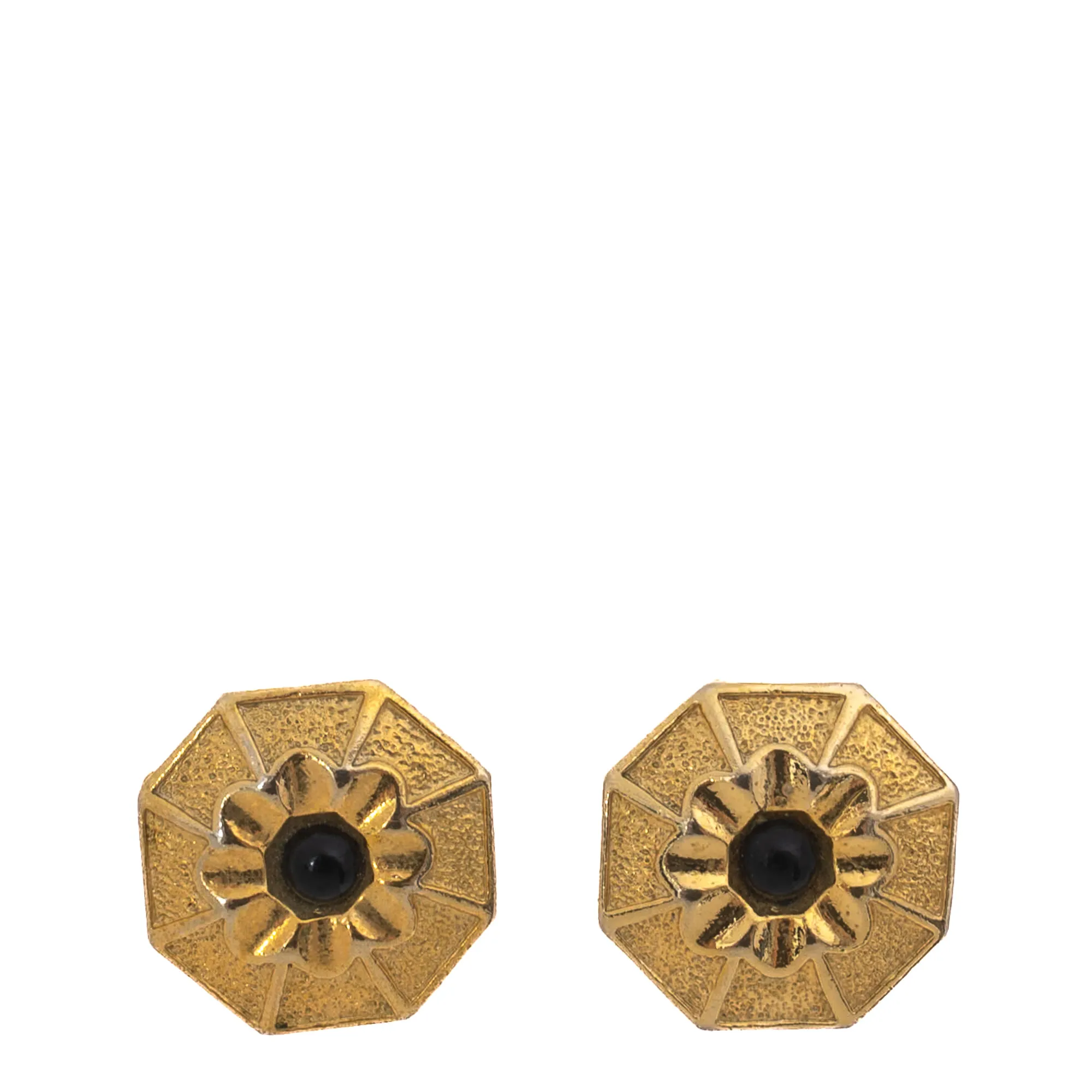 79283-Grampo-de-Sapato-Octogonal-Flor-Preto-e-Dourado-1-1