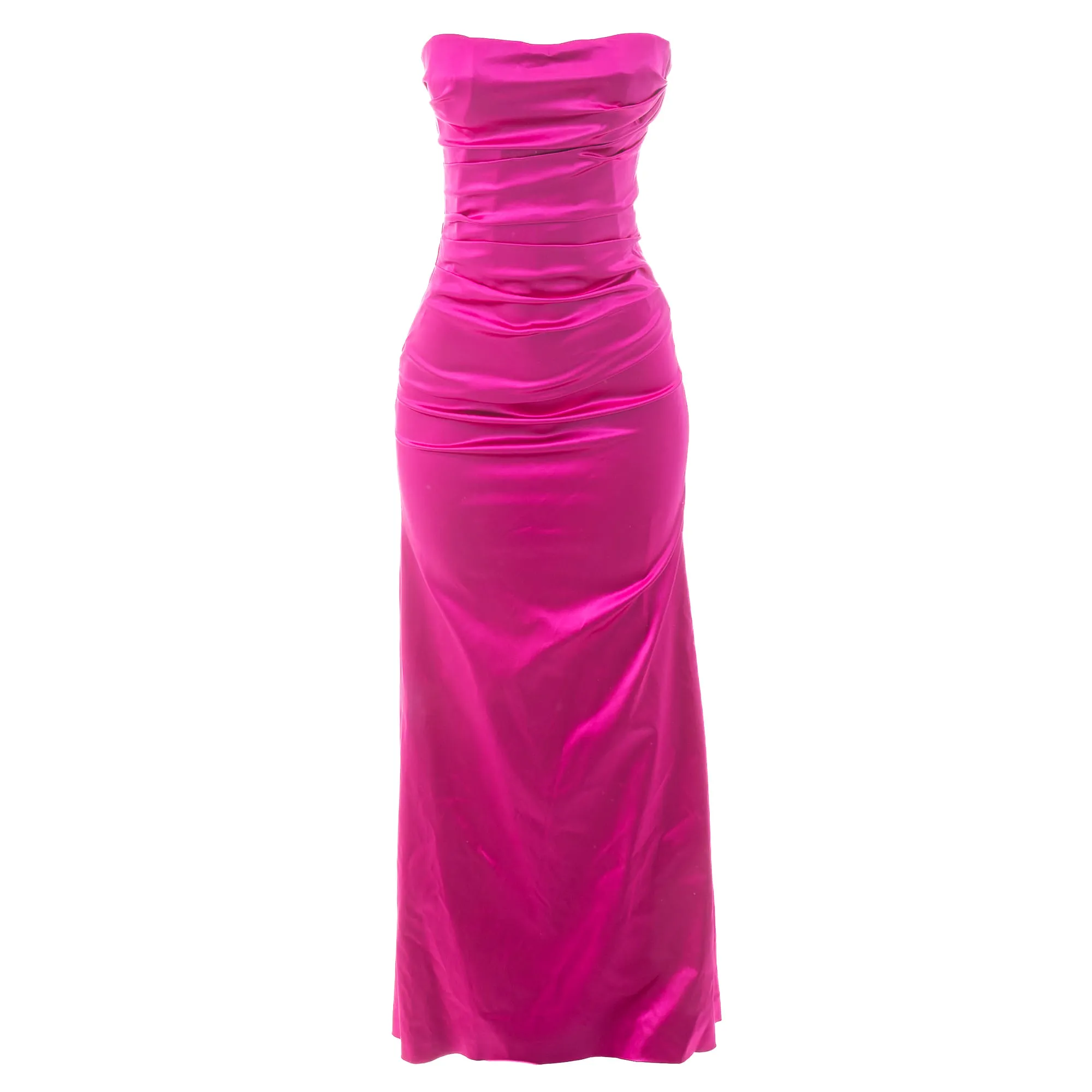 79477-Vestido-Dolce-Gabbana-Longo-Drapeado-Rosa-1-1