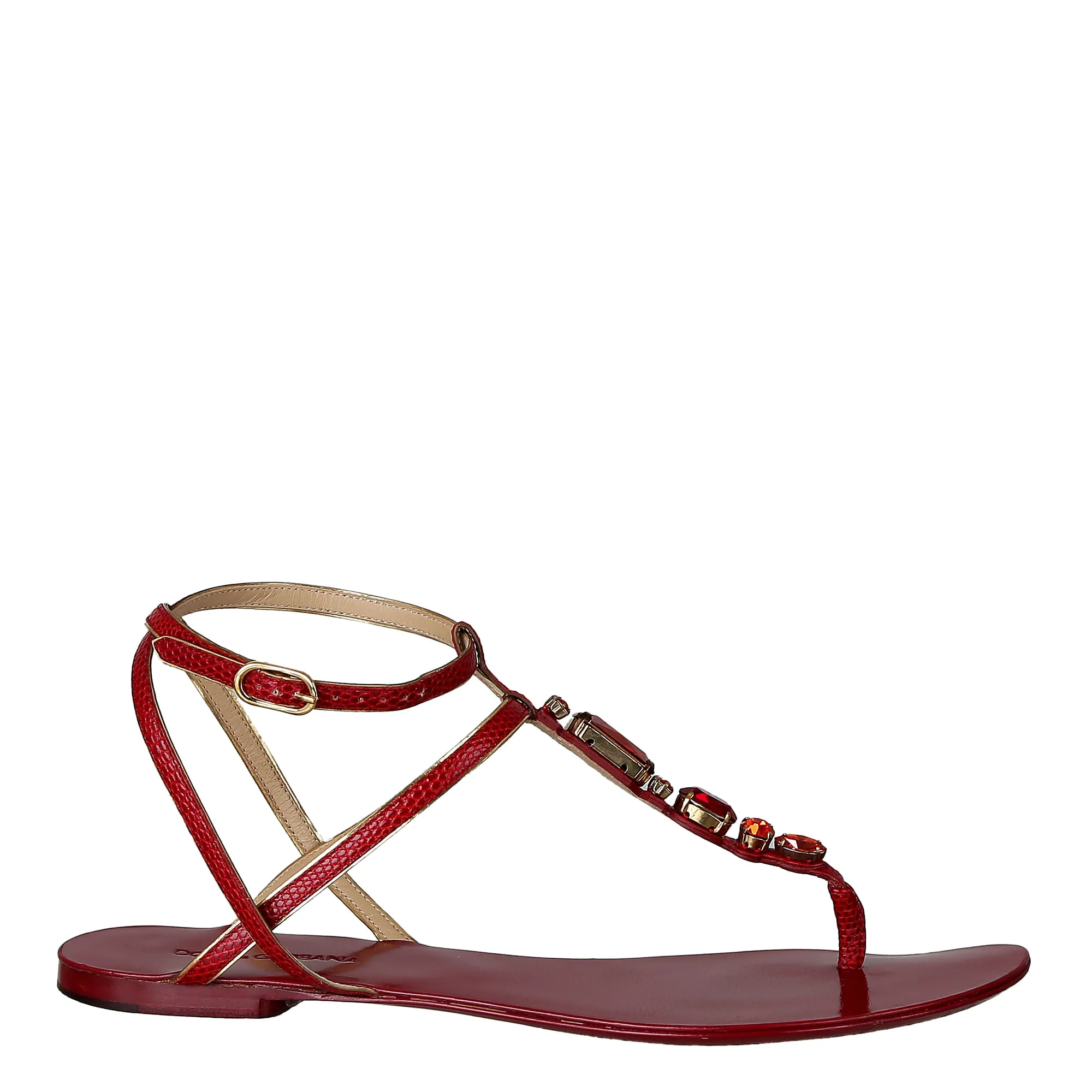 82526-Rasteira-Dolce-e-Gabbana-Pedras-Vermelha-1-1
