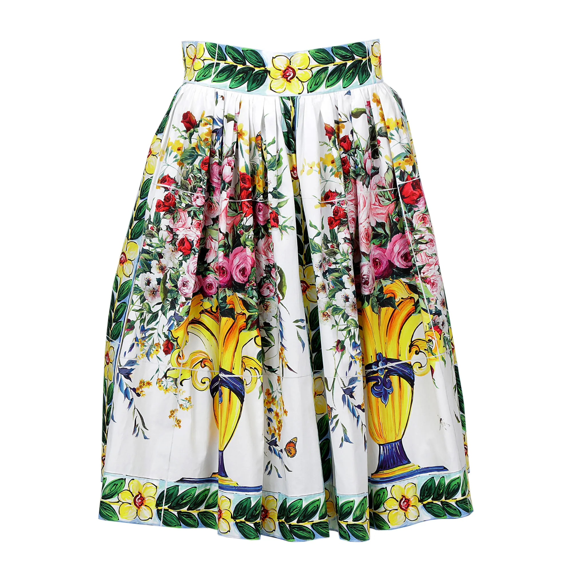 84341-Saia-Dolce-and-Gabbana-Algodao-Estampado-1-1