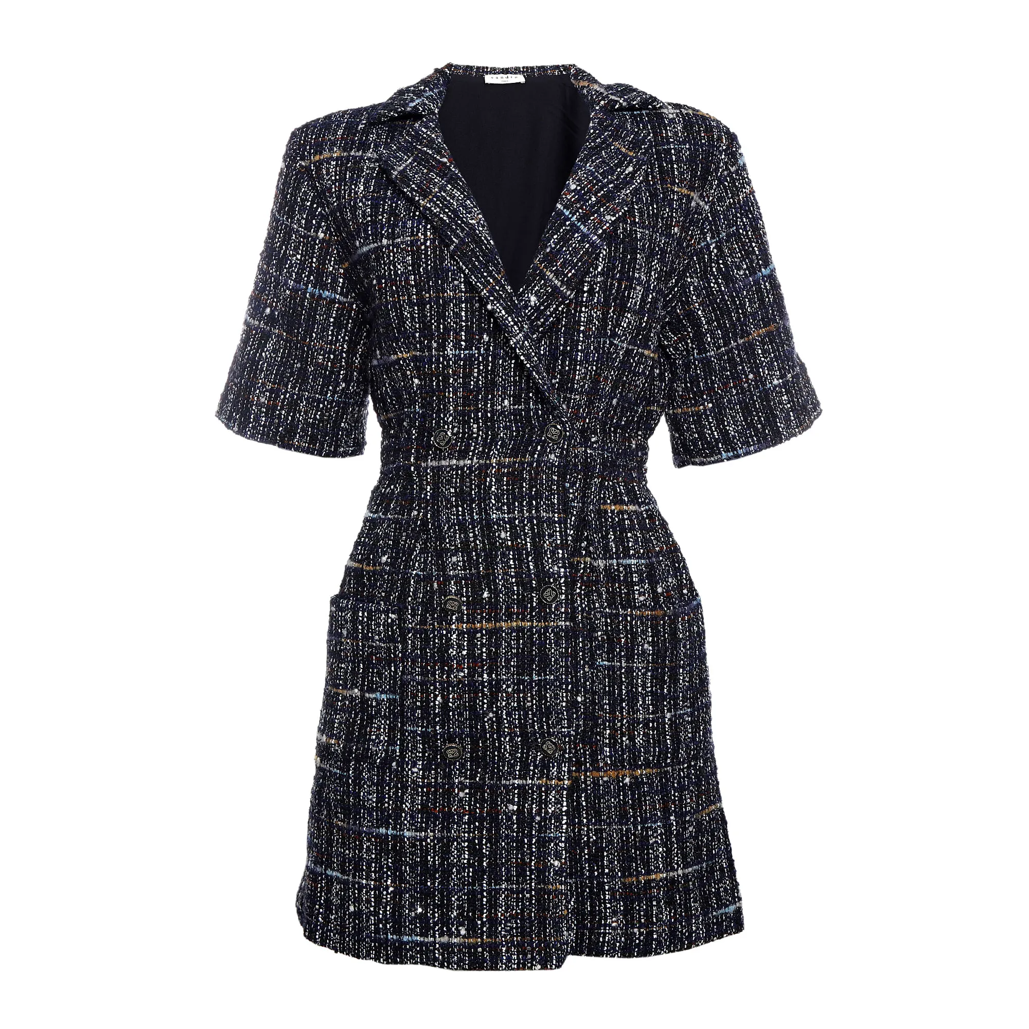 85813-Vestido-Sandro-Tweed-Azul-1-1